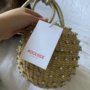 POOLSIDE disco ball bag NWT